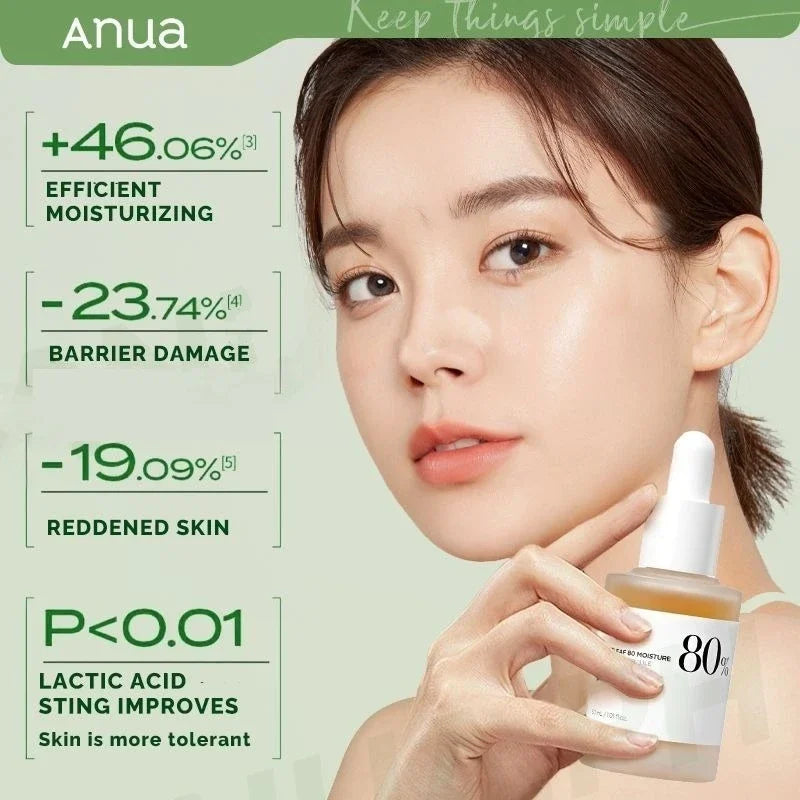 Heartleaf 80% Soothing Ampoule & 77% Toner Calming Moisturizing Set