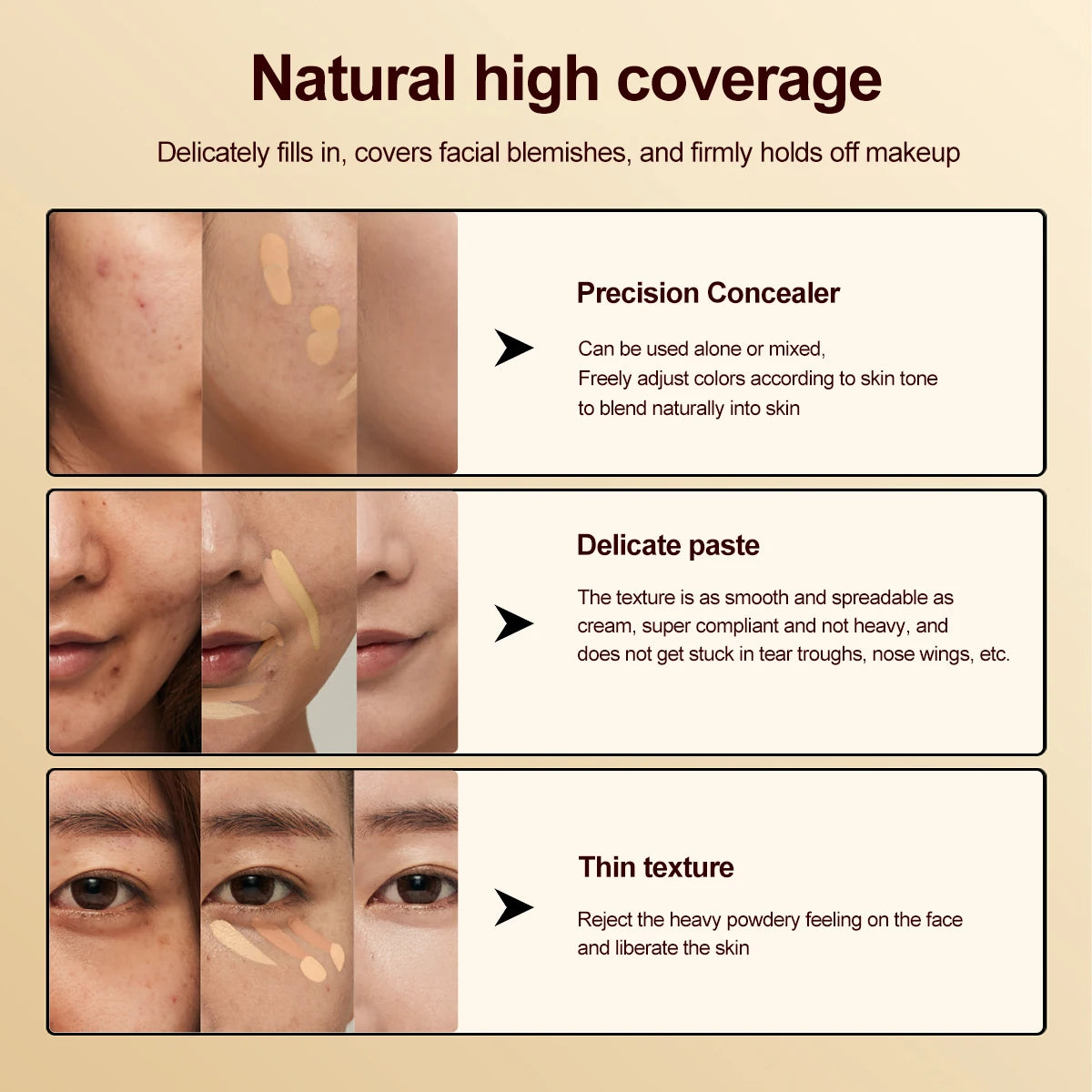 15-Color Concealer Contour Palette Professional Cream Makeup