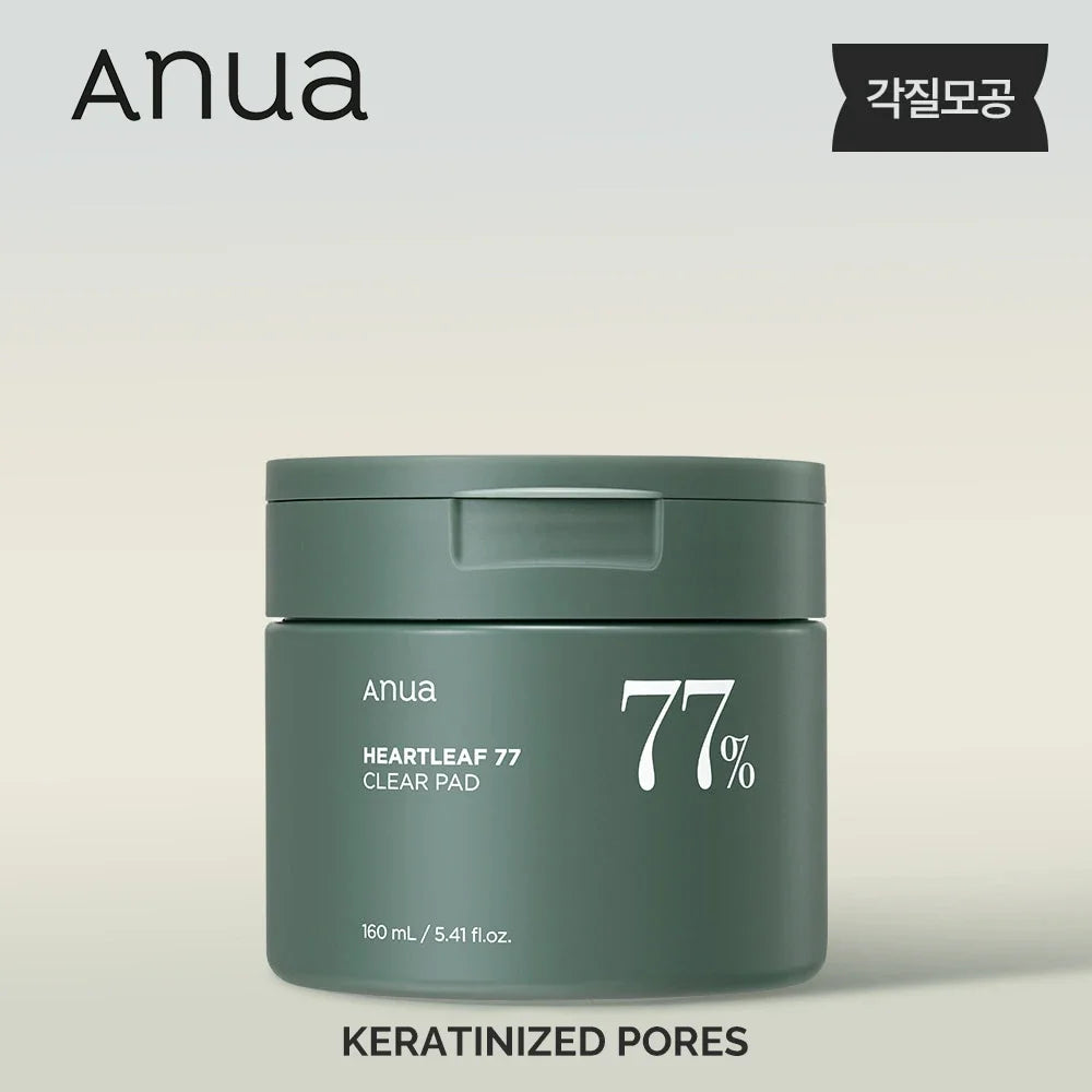 Heartleaf 77% Toner Pads for Exfoliation