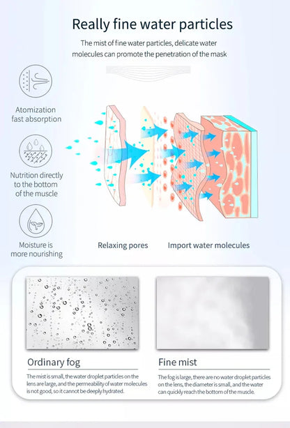 Ozone Facial Steamer Warm Mist Humidifier