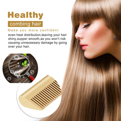 2-in-1 Electric Hot Comb Hair Straightener