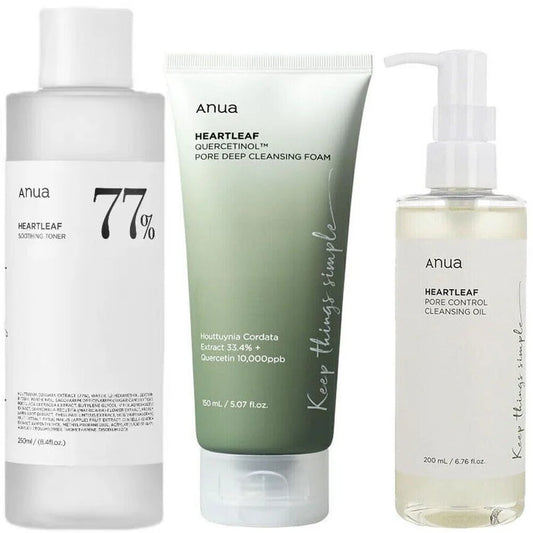 Heartleaf Toner Deep Cleansing Set