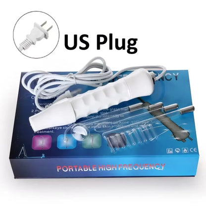4-in-1 High Frequency Electrode Glass Tube Acne Skin Care Wand