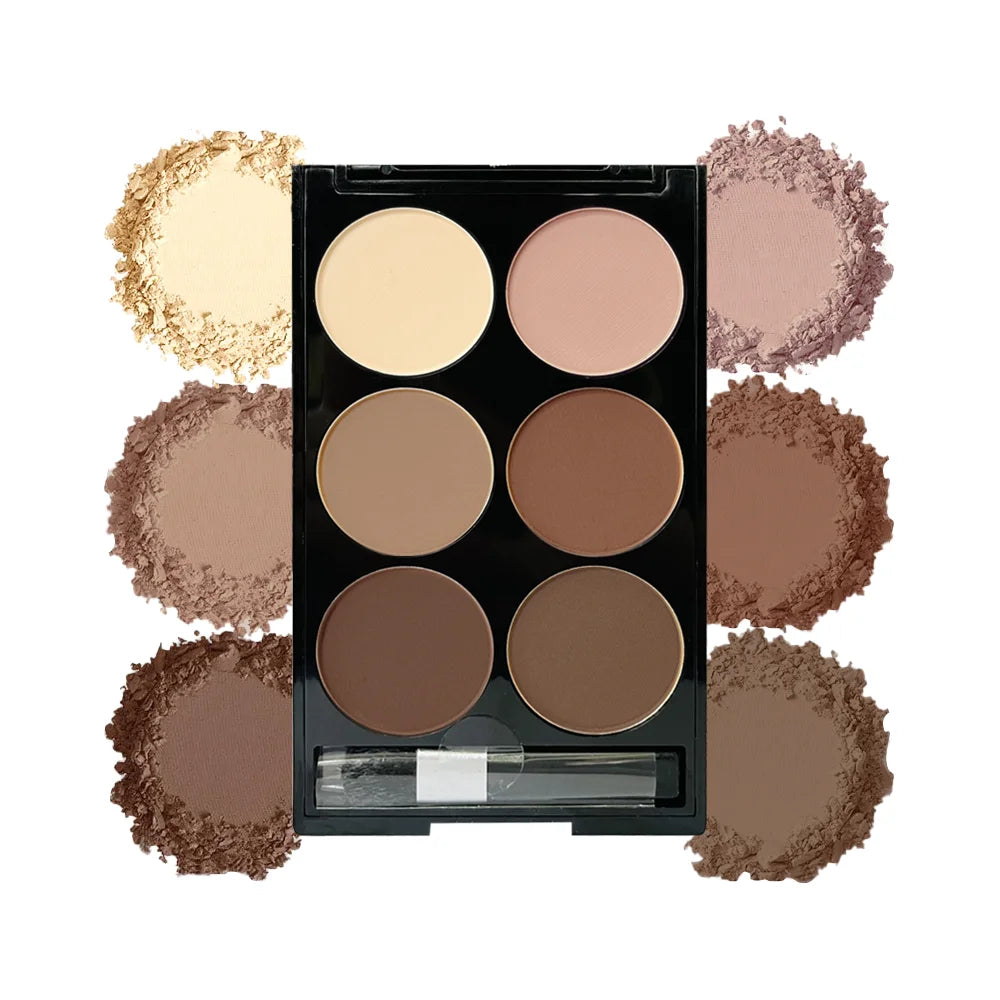 6-Color Contour Highlight Palette