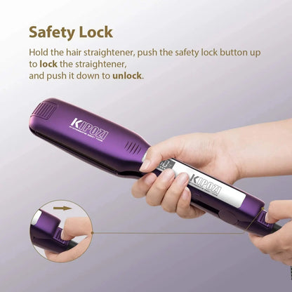 Titanium Flat Iron Hair Straightener