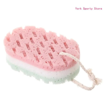 Three-Layer Bath Sponge Body Brush