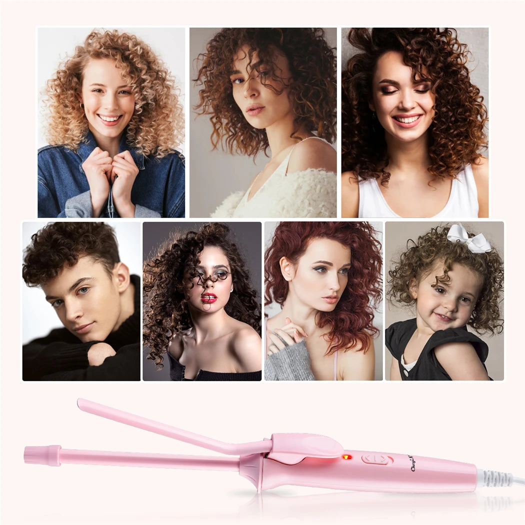 Mini Hair Curling Iron Ceramic Wand