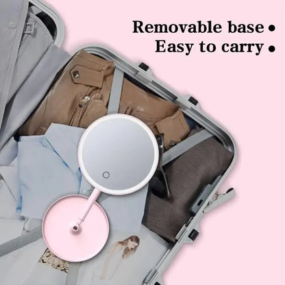 LED Lighted Makeup Mirror with Stand