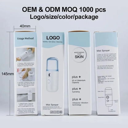 USB Portable Nano Mist Sprayer Facial Steamer
