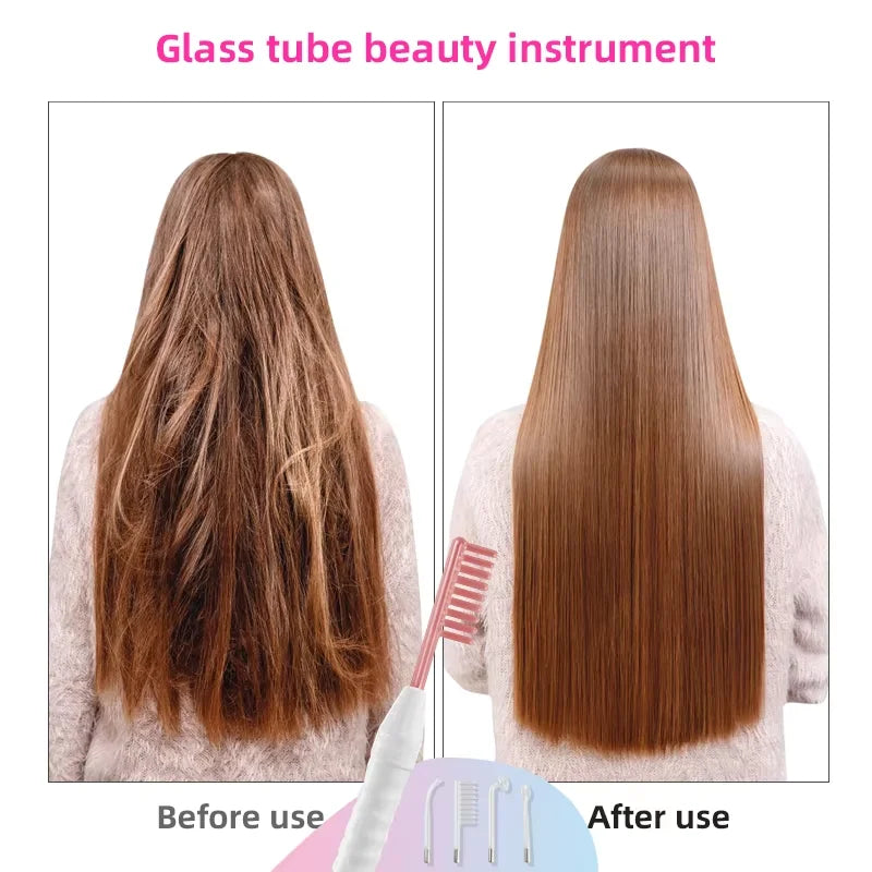 4-in-1 High Frequency Electrode Glass Tube Acne Skin Care Wand