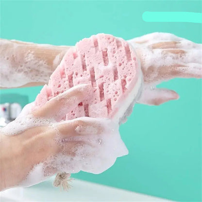 Three-Layer Bath Sponge Body Brush