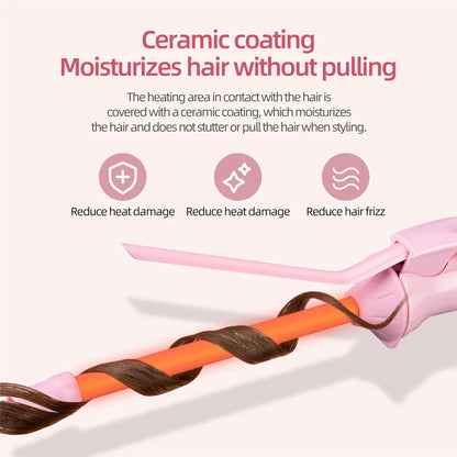 Mini Hair Curling Iron Ceramic Wand