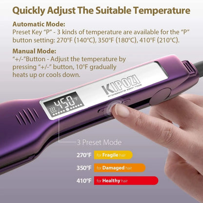 Titanium Flat Iron Hair Straightener