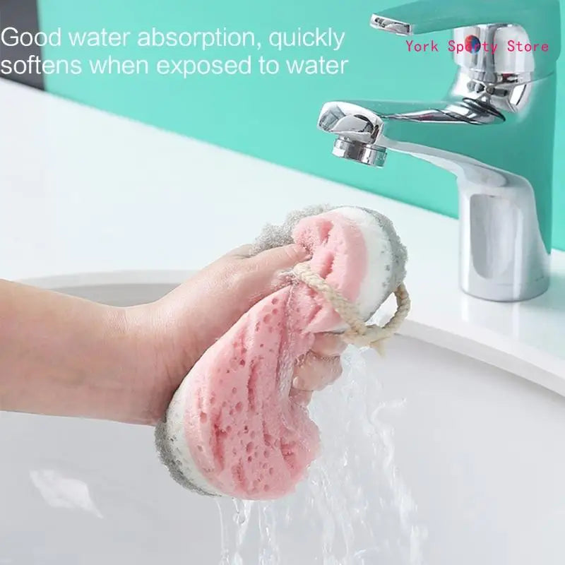Three-Layer Bath Sponge Body Brush