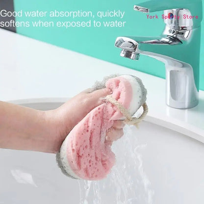 Three-Layer Bath Sponge Body Brush