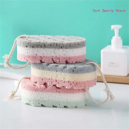 Three-Layer Bath Sponge Body Brush